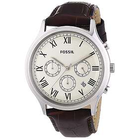 Fossil Klockarmband FS4738 Läder Brun 22mm