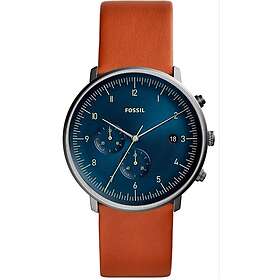 Fossil Klockarmband FS5486 Läder Konjak 22mm