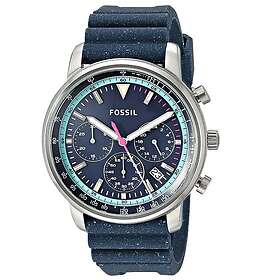 Fossil Klockarmband FS5519 Silikon Blå 22mm