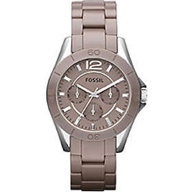 Fossil Klockarmband CE1065 Keramik Beige 18mm