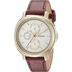 Fossil Klockarmband ES3834 Läder Brun 18mm