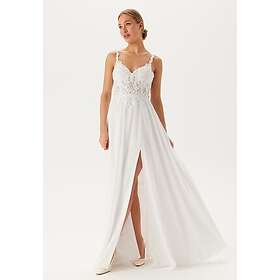 Christian Koehlert Chiffon Rhinestone Wedding Dress
