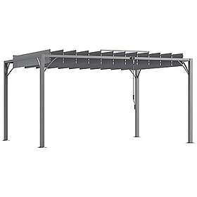 Outsunny Pergola bioclimatique 4x3m 390x295x213cm