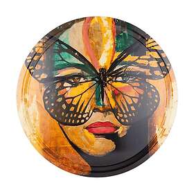 Carolina Gynning Golden Butterfly bricka Ø46cm