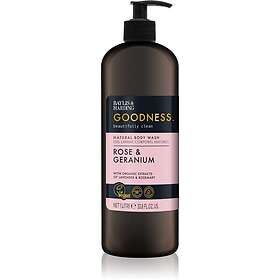 Baylis & Harding Goodness Rose & Geranium shower gel 1000ml