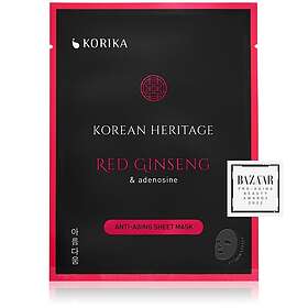 KORIKA Korean Heritage Red Ginseng & Adenosine Anti-aging Sheet Mask anti-wrinkle sheet mask 25g
