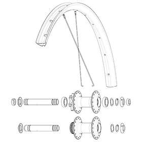 Mavic Ksyrium Ebm X20 Ekrar 14 Enheter
