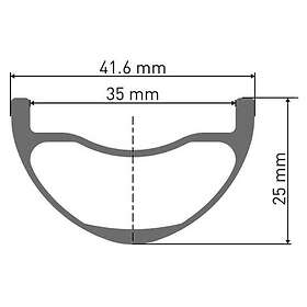 DT Swiss Hxc 1501 Spline One 35 27,5´´ 6b Disc Boost Hockless Tubeless Mtb Framhjul