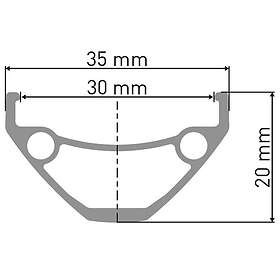 DT Swiss E 593 Disc Tubeless Fälg