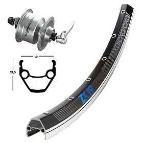 Exal Zx19 Qr Dynamo Shimano Dh3n72 Framhjul