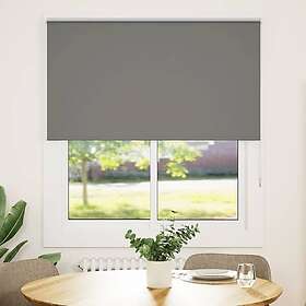 vidaXL Rullegardin lystette 140x130 cm stoff bredde 136,6 cm polyester