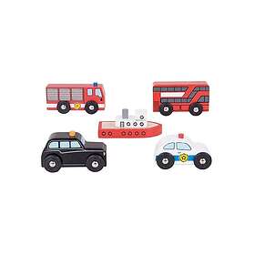 Bigjigs Wooden Vehicles 5pcs.