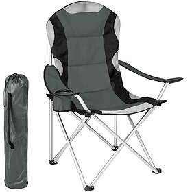 TecTake 4 campingstolar med stoppad dyna