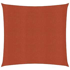 vidaXL Solseil 160g/m² terrakotta 7x7 m HDPE