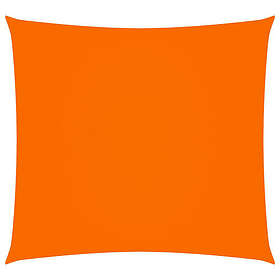 vidaXL Solseil oxfordstoff firkantet 7x7 m oransje