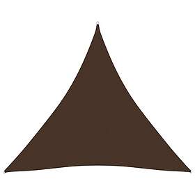 vidaXL Solseil oxfordstoff trekantet 4,5x4,5x4,5 m brun