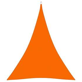 vidaXL Solseil oxfordstoff trekantet 5x7x7 m oransje