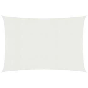 vidaXL Solseil 160g/m² hvit 2,5x4,5 m HDPE