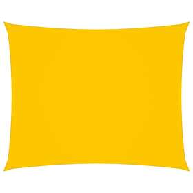 vidaXL Solseil oxfordstoff rektangulær 2,5x3 m gul