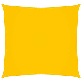 vidaXL Solseil oxfordstoff kvadratisk 5x5 m gul