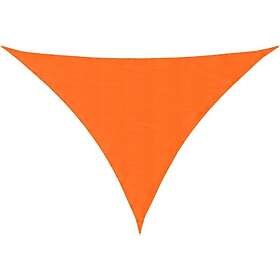 vidaXL Solseil oxfordstoff trekantet 3,5x3,5x4,9 m oransje