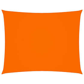 vidaXL Solseil oxfordstoff rektangulær 6x7 m oransje