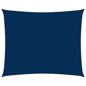 vidaXL Solseil oxfordstoff rektangulær 3x4 m blå
