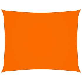 vidaXL Solseil oxfordstoff rektangulær 2,5x3,5 m oransje