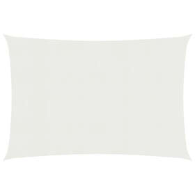 vidaXL Solseil 160g/m² hvit 2,5x5 m HDPE