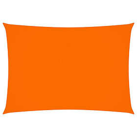 vidaXL Solseil oxfordstoff rektangulær 3x4,5 m oransje