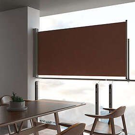 vidaXL Uttrekkbar sidemarkise 120x300 cm brun