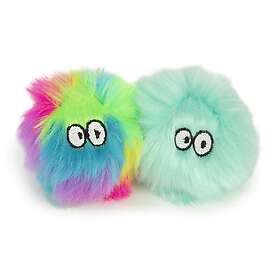 SmartyKat Fuzzy Friends Kattmynta Plyschboll 2-pack 6 cm
