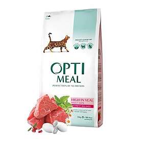 Optimeal Adult & Senior Healthy Skin & Coat Veal Torrfoder Till Katt 10kg