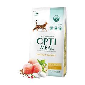 Optimeal Complete dry pet food for adult cats- chicken, 1,5kg