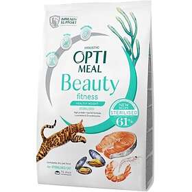Optimeal Beauty Fitness Healthy Weight No Grain сomplete dry pet food for steril