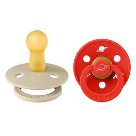Bibs x Planet Nusa Pacifier Colour Latex 2-pack (Size 2)