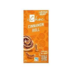 iChoc Choklad Cinnamon Roll Vegan Eko 80g
