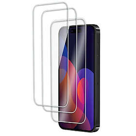 3-pack Skärmskydd härdat glas 2,5D för iPhone 15 Pro