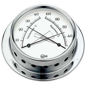 Barigo Tempo 85 Chrome Termo-och Hygrometer