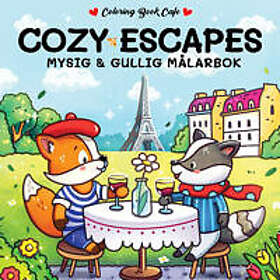 Cozy Escapes Mysig og gullig Cozy Coloring Farvebog