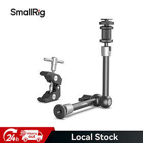 SmallRig 3726 Crab-Shaped Clamp & Magic Arm with Cold Shoe