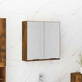 vidaXL Spegelskåp rökfärgad ek 64x20x67cm 817066