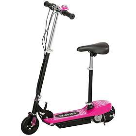 Homcom Folding Electric Scooter With Warning Bell For Ages 4-14 Years