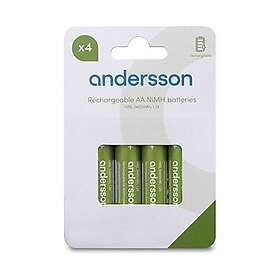 Andersson HR6 AA NiMH 2400mAh 4-pack