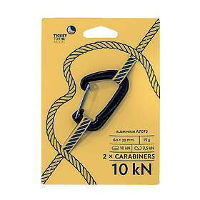 Ticket To The Moon Hammock Carabiner Pair 10kn