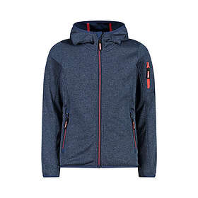 CMP Girl's hooded sweatshirt in Knit-Tech fleece