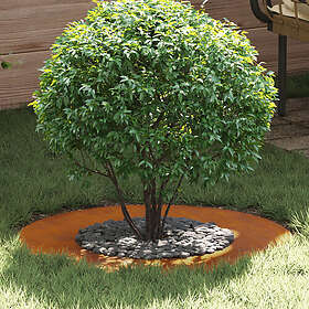 vidaXL Corten Stål Planter Cortenstål 70 cm Diameter Hållbar