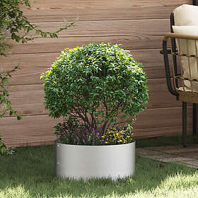 vidaXL Set med rostfria stålkrukor Rostfritt stål 40 cm i diameter Robusta