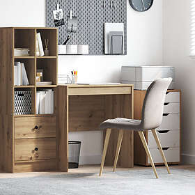 vidaXL Skrivbord Artisan ek Konstruerat trä 70 x 50 x 76 cm Enkel