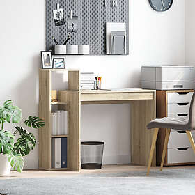 vidaXL Skrivbord Sonoma Oak Spånskiva Medium Kompakt skrivbord